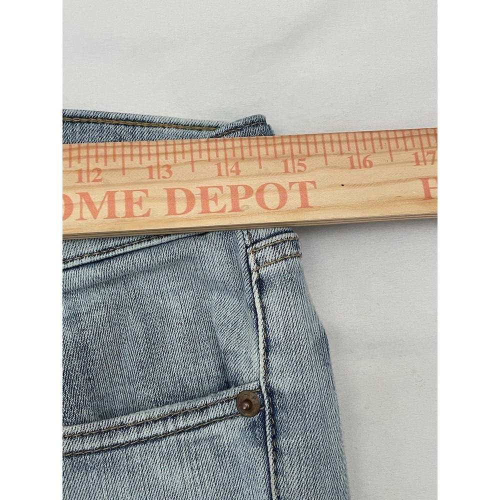 NWT Polo Ralph Lauren The Tompkins Skinny Crop Distressed Jeans 28 Light Wash - Picture 13 of 13